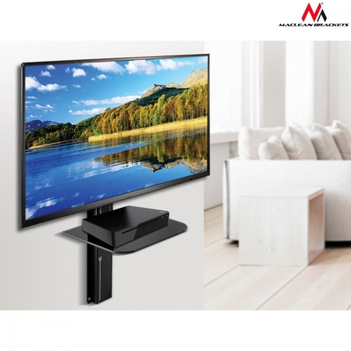 Maclean Uchwyt TV 32"-55" z półką na DVD 30kg VESA 400x400 MC-772