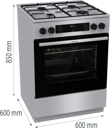 Gorenje Kuchnia gazowo-elektryczna GKS6C70XJ