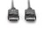 Digitus Kabel połączeniowy DisplayPort z zatrzaskami 1080p 60Hz FHD Typ DP/DP M/M czarny 3m