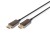 Digitus Kabel połączeniowy hybrydowy AOC DisplayPort 1.4 8K/60Hz UHD DP/DP M/M 20m Czarny