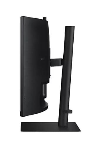 Samsung Monitor 34 cale ViewFinity S65VC VA 3440x1440 UWQHD 21:9 1xHDMI 1xDP 1xUSB-C (90W) 2xUSB 3.0 LAN (RJ45) 5ms HAS Webcam głośniki zakrzywiony 3Y