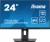 IIYAMA Monitor 23.8 cala XUB2493HSU-B6 IPS.HDMI.DP.2x2W.USBx2.SLIM.HAS(150mm)