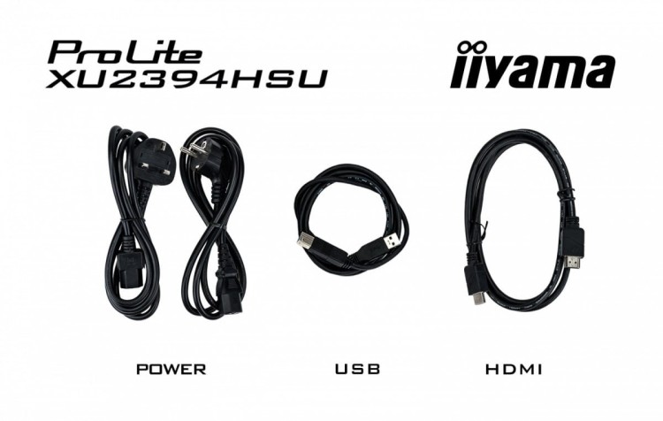 IIYAMA Monitor ProLite XU2293HSU-B6 21.5 cala  IPS,100Hz,FHD,1ms,HDMI,DP,2xUSB,2x2W, FreeSync