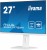 IIYAMA Monitor 27 cali XUB2797QSN-W1 IPS,QHD,USB-c Dock 65W,HDMI, WHITE