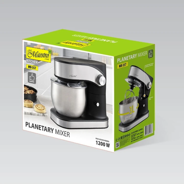Feel-Maestro Robot planetarny z misą 3l,  1200W  MR-557