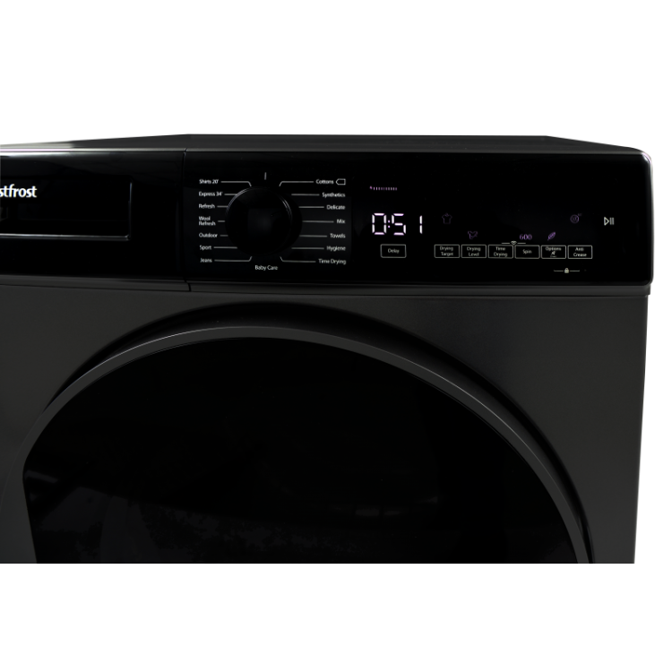 Suszarka do ubrań Vestfrost VT-FD42HN90EU Czarny Inox 9kg