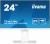 IIYAMA Monitor 24 cale XUB2497HSN-W2 IPS, USB-C Dock, HDMI, DP, 300cd, Pivot, HAS, biały