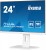 IIYAMA Monitor 24 cale XUB2497HSN-W2 IPS, USB-C Dock, HDMI, DP, 300cd, Pivot, HAS, biały