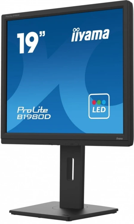IIYAMA Monitor 19 cali B1980D-B5 DVI,VGA,PIVIOT,HAS/150mm,5:4