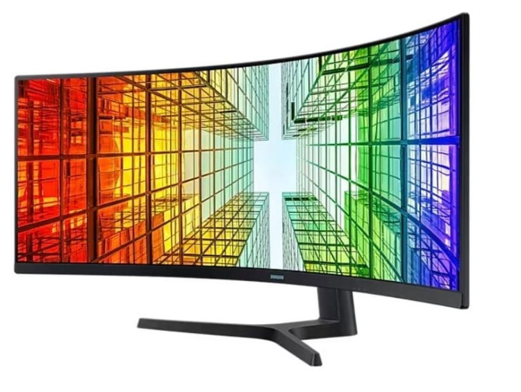 Samsung Monitor 49 cali ViewFinity S95UC VA 5120x1440 DQHD 32:9 2xHDMI 1xDP 1xUSB-C (90W) 3xUSB 3.0 LAN 5ms PinP/PbyP 120Hz HAS+PIV gł. zakrzyw. 3YOn-