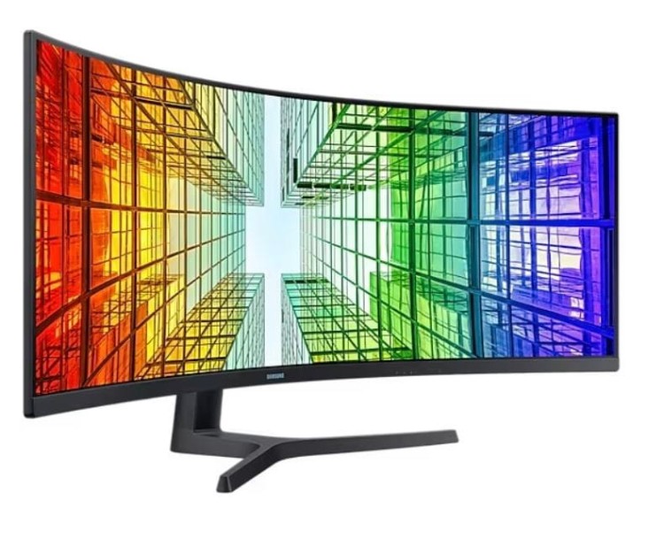Samsung Monitor 49 cali ViewFinity S95UC VA 5120x1440 DQHD 32:9 2xHDMI 1xDP 1xUSB-C (90W) 3xUSB 3.0 LAN 5ms PinP/PbyP 120Hz HAS+PIV gł. zakrzyw. 3YOn-