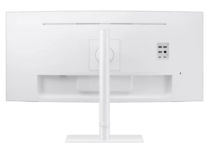 Samsung Monitor 34 cale ViewFinity S65CT VA 3440x1440 UWQHD 21:9 1xHDMI 1xDP 2xTB 4.0(90W/15W) 3xUSB 3.0 LAN 5ms 100Hz HAS+PIV gł. zakrzyw. biały 2Yd2