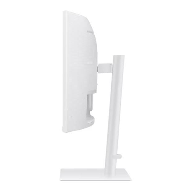 Samsung Monitor 34 cale ViewFinity S65CT VA 3440x1440 UWQHD 21:9 1xHDMI 1xDP 2xTB 4.0(90W/15W) 3xUSB 3.0 LAN 5ms 100Hz HAS+PIV gł. zakrzyw. biały 2Yd2