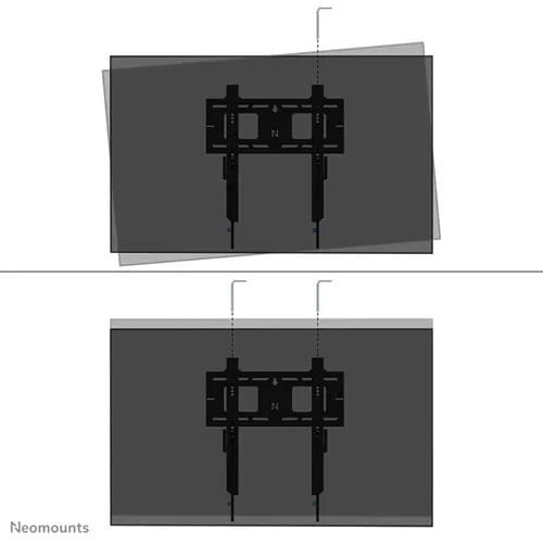 Neomounts Uchwyt ścienny LEVEL-750 (XL, 100 kg, podpórka, blokowana)