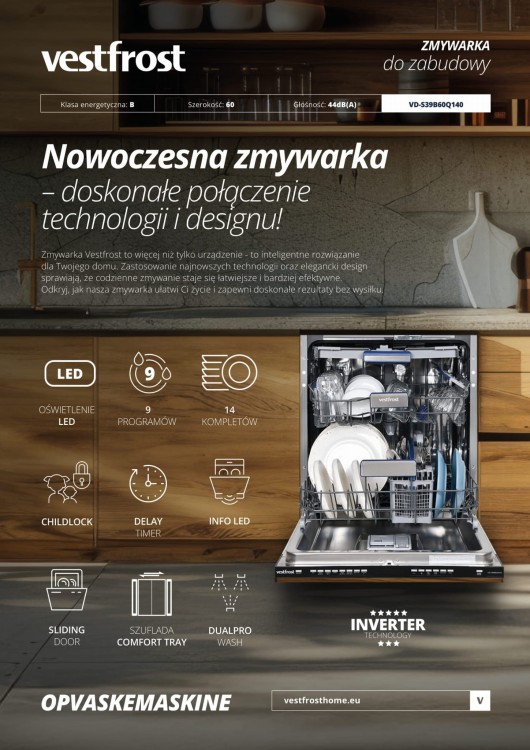 Zmywarka Vestfrost VD-S39B60Q140