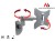 Maclean Uchwyt do monitora 23-42''  30 kg uniwersalny MC-503A S max vesa 200 srebrny