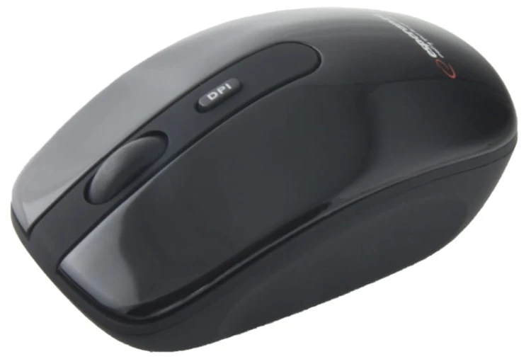 Esperanza ZESTAW BEZPRZEWODOWY KLAWIATURA SLIM + MYSZ 2,4 GHz EK122K       LIBERTY CZARNY