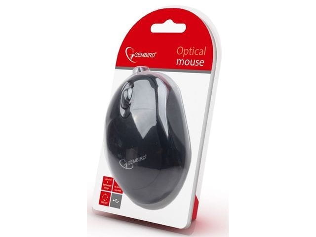 Gembird Mysz OPTO 1-SCROLL USB (MUS-U-01) Black