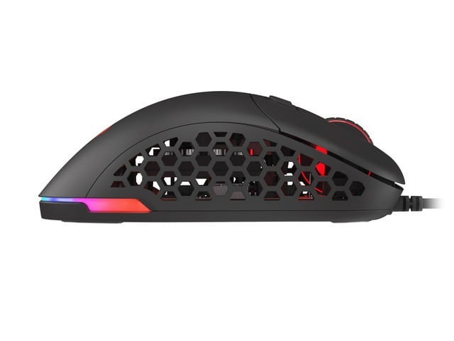 Genesis Mysz Xenon 800 lekka 16000 DPI podświetlenie RGB dla graczy lekka Czarna