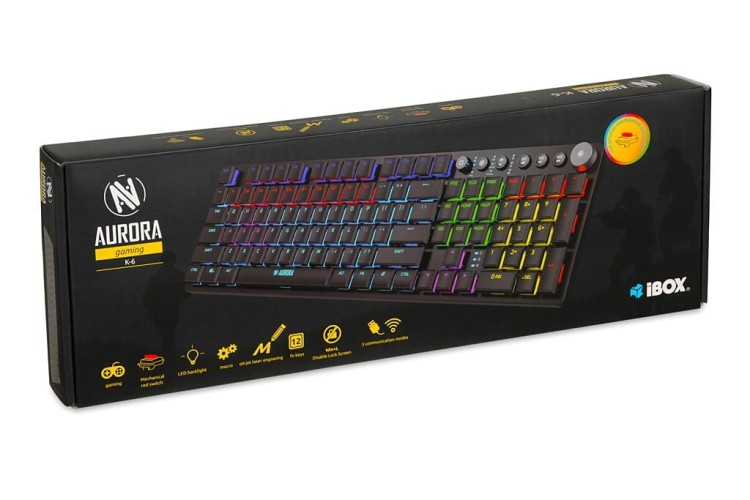 iBOX Klawiatura Aurora K-5 Gaming mechaniczna