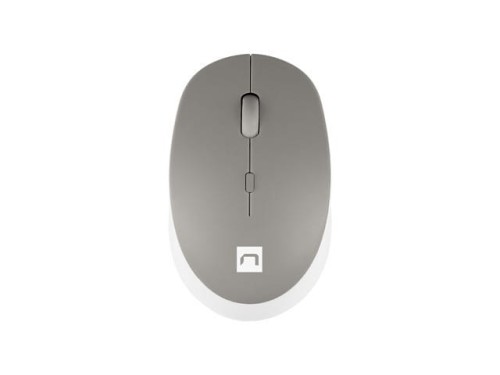 Natec Mysz bezprzewodowa Harrier 2 Bluetooth 5.1 biało-szara