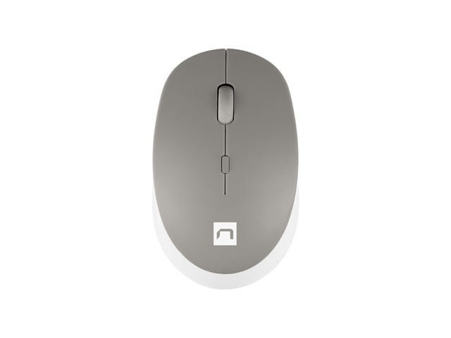 Natec Mysz bezprzewodowa Harrier 2 Bluetooth 5.1 biało-szara