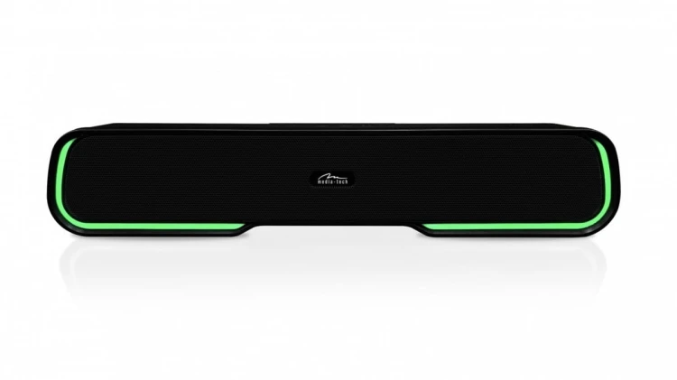 Media-Tech Głośnik Bluetooth typu Soundbar PHANTOM BT MT3180 Bluetooth 5.1+EDR/MP3/MicroSD/USB/AUX/Wbudowany Mikrofon/Micro-USB/RGB/RMS 10W/ PMPO 450W