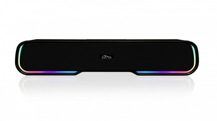 Media-Tech Głośnik Bluetooth typu Soundbar PHANTOM BT MT3180 Bluetooth 5.1+EDR/MP3/MicroSD/USB/AUX/Wbudowany Mikrofon/Micro-USB/RGB/RMS 10W/ PMPO 450W