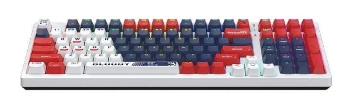 A4 Tech Klawiatura mechaniczna Bloody S98 USB Sports Navy (BLMS  Red Switches)
