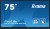IIYAMA Monitor 75 cali ProLite TE7512MIS-B3AG,INFRARED,40pkt,IPS,4K, 24/7, 7H, WiFi,VGA, HDMI, USB-c, Bluetooth,metal,8ms, vesa, głośniki 2 x 16W