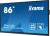 IIYAMA Monitor 85.6 cala ProLite TE8612MIS-B3AG,INFRARED,40pkt,VA,4K, 24/7, 7H, WiFi,VGA, HDMI, USB-c, Bluetooth,metal,8ms, vesa, głośniki 2 x 16W