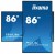 IIYAMA Monitor 85.6 cala ProLite LH8664UHS-B1AG,24/7,IPS,ANDROID.11,4K