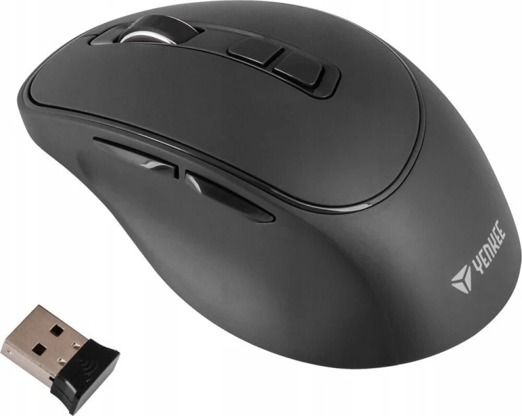 YENKEE Mysz bezprzewodowa 2,4Ghz akumulator 6 przycisków 2400DPI
