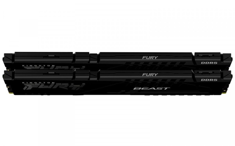 Kingston Pamięć DDR5 Fury Beast 64GB(2*32GB)/6000 CL30 EXPO czarna