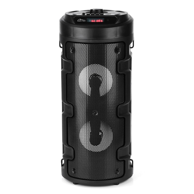 Media-Tech Głośnik PARTYBOX KEG BT MT3165 V2.0 Karaoke/Bluetooth 5.0+EDR/FM/MP3/MicroSD/USB/Equalizer/AUX/Jack 6.3/Pilot/Pasek/USB-C/LED/RMS 40W/PMPO