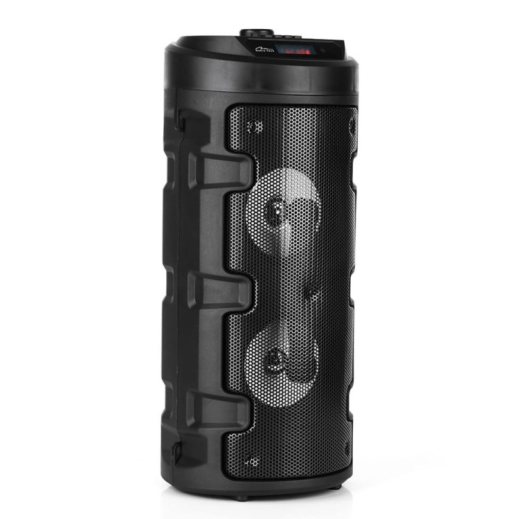 Media-Tech Głośnik PARTYBOX KEG BT MT3165 V2.0 Karaoke/Bluetooth 5.0+EDR/FM/MP3/MicroSD/USB/Equalizer/AUX/Jack 6.3/Pilot/Pasek/USB-C/LED/RMS 40W/PMPO