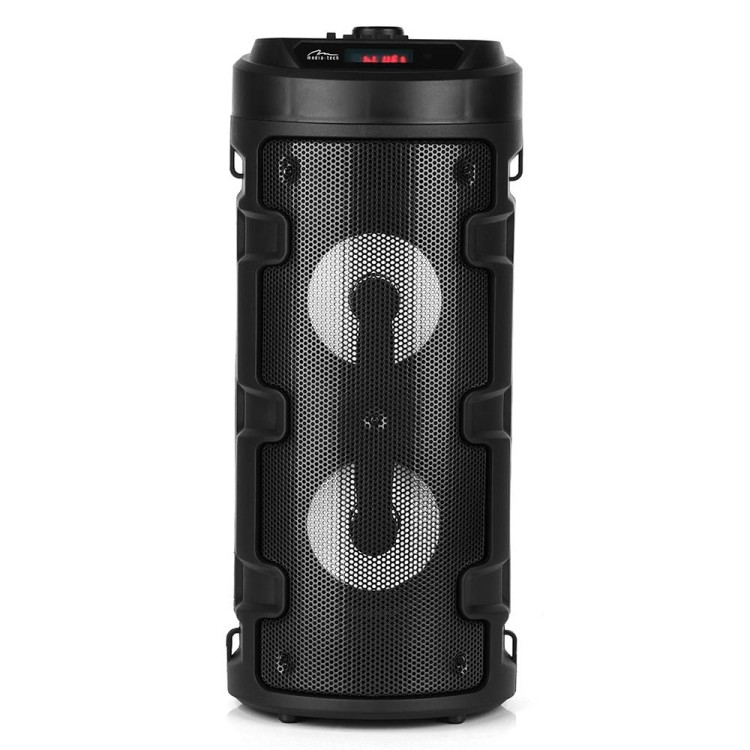 Media-Tech Głośnik PARTYBOX KEG BT MT3165 V2.0 Karaoke/Bluetooth 5.0+EDR/FM/MP3/MicroSD/USB/Equalizer/AUX/Jack 6.3/Pilot/Pasek/USB-C/LED/RMS 40W/PMPO