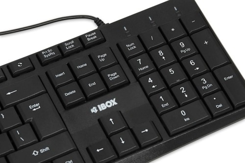 iBOX Klawiatura ERIS Black USB