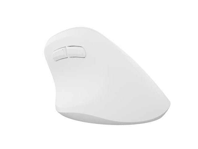 Natec Mysz bezprzewodowa wertykalna Crake 2 BT 5.2 + 2.4GHz biała