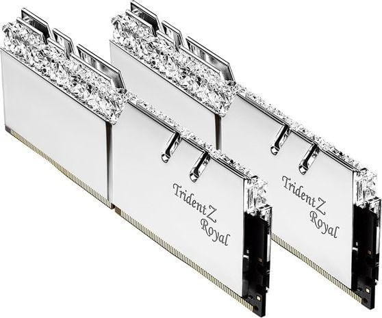 G.SKILL Pamięć do PC DDR4 32GB (2x16GB) TridentZ Royal RGB DDR4  3200MHz CL16 XMP2 srebrna