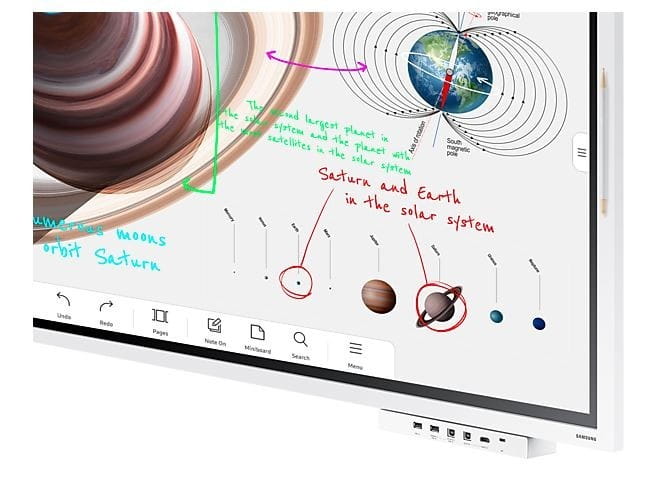Samsung Monitor profesjonalny  WM55B FLIP PRO 55 cali Dotykowy 16h/7 350(cd/m2) 3840x2160 (UHD) Flip App USB-C Wi-Fi/BT 3 lata On-Site (LH55WMBWBGCXEN