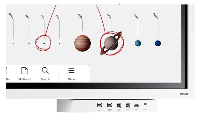 Samsung Monitor profesjonalny  WM55B FLIP PRO 55 cali Dotykowy 16h/7 350(cd/m2) 3840x2160 (UHD) Flip App USB-C Wi-Fi/BT 3 lata On-Site (LH55WMBWBGCXEN