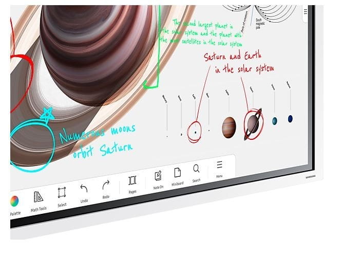 Samsung Monitor profesjonalny  WM55B FLIP PRO 55 cali Dotykowy 16h/7 350(cd/m2) 3840x2160 (UHD) Flip App USB-C Wi-Fi/BT 3 lata On-Site (LH55WMBWBGCXEN