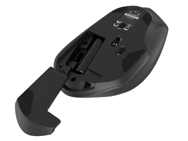 Natec Mysz bezprzewodowa Siskin 2 1600 DPI Bluetooth 5.0 + 2.4  GHz Czarna