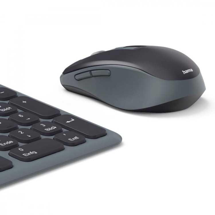Hama Zestaw klawiatura i mysz WKM-550 Czarno-szara