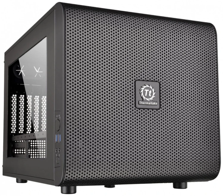 Thermaltake Core V21USB 3.0 Window (200mm), czarna