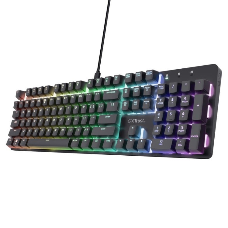 Trust Klawiatura mechaniczna GXT 871 Zora US RGB