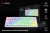 Savio Klawiatura mechaniczna bezprzewodowa SAVIO PHENIX WHITE Gateron Yellow, Pudding