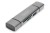 Digitus Czytnik kart 3-portowy USB Typ C/ USB 3.0 SuperSpeed SD Micro SD HQ  aluminium Szary