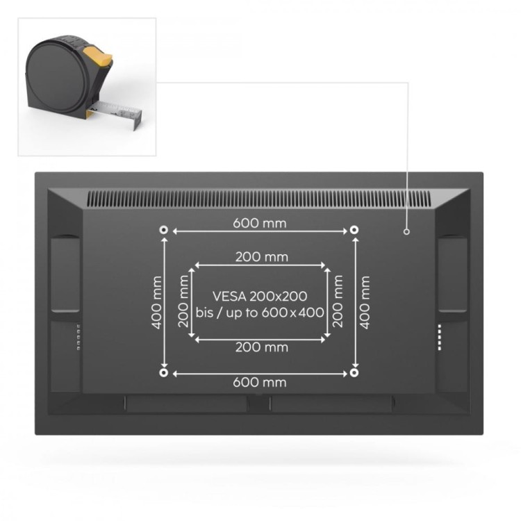 Hama Uchwyt LCD/LED 600x400 fullmotion 90'